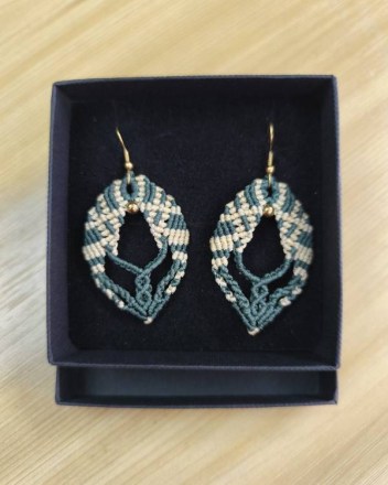 2  α  σκουλαρικια μακραμε πρασινα (1)